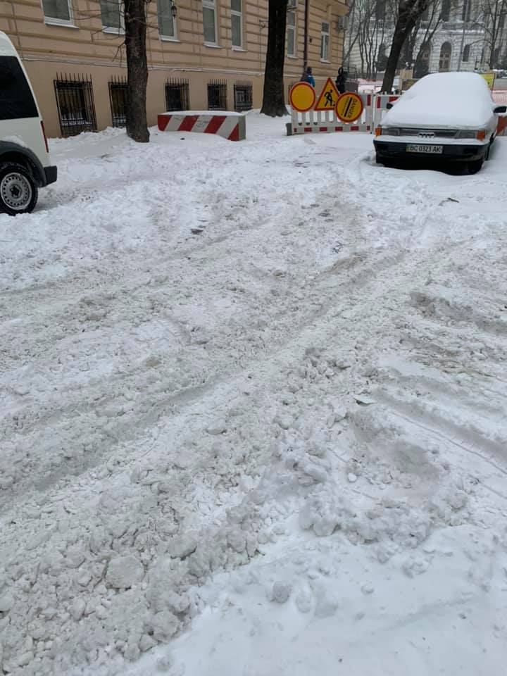 Десятки мешканців Львова вимагають у влади розчистити дороги від снігу (ФОТО) - 