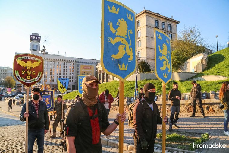 У Києві відбувся марш до річниці створення СС “Галичина”