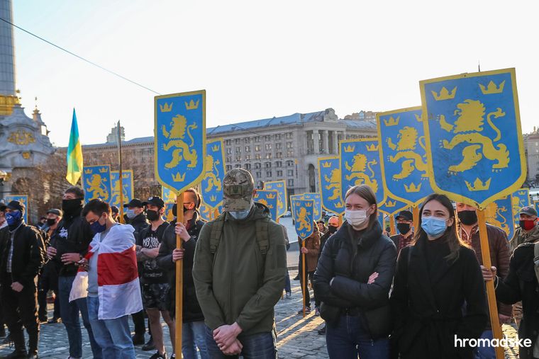 У Києві відбувся марш до річниці створення СС “Галичина”